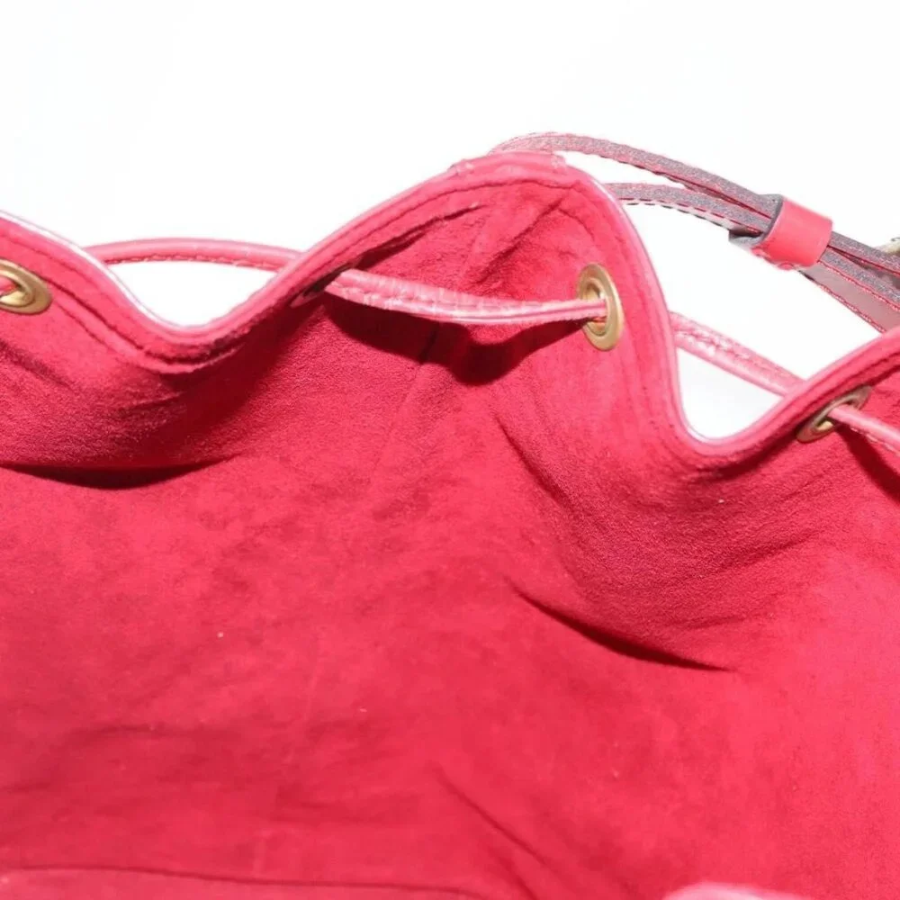 LOUIS VUITTON Epi Noe Shoulder Bag Red M44007 LV Auth mr1624